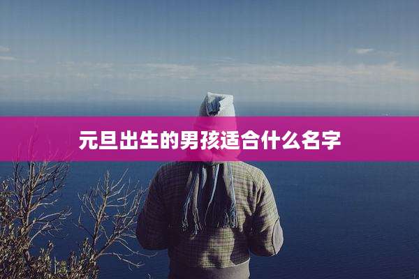 元旦出生的男孩适合什么名字