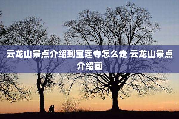 云龙山景点介绍到宝莲寺怎么走 云龙山景点介绍画