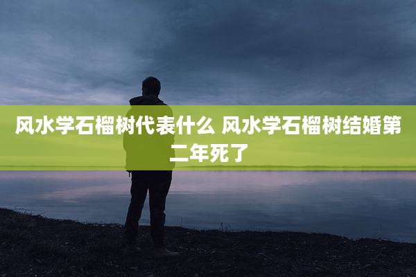 风水学石榴树代表什么 风水学石榴树结婚第二年死了