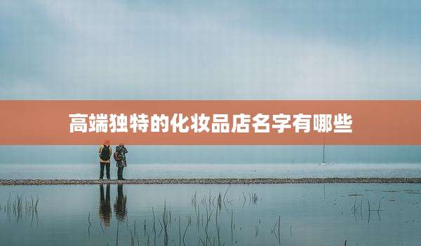 高端独特的化妆品店名字有哪些