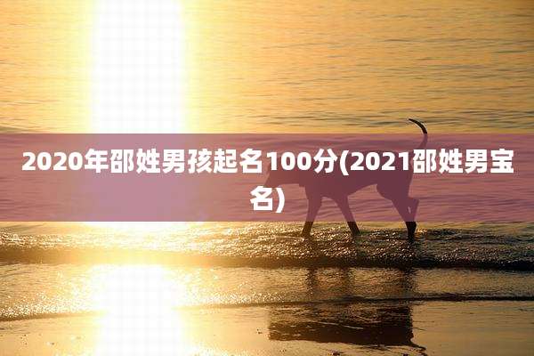 2020年邵姓男孩起名100分(2021邵姓男宝名)