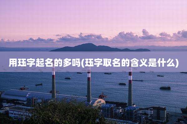 用珏字起名的多吗(珏字取名的含义是什么)
