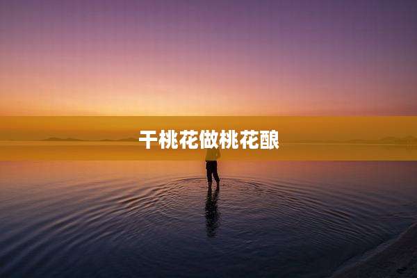 干桃花做桃花酿