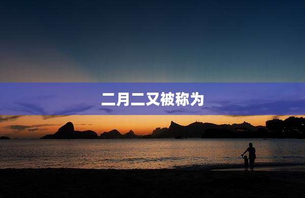 二月二又被称为