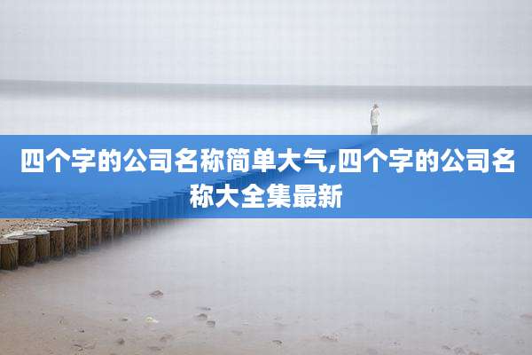 四个字的公司名称简单大气,四个字的公司名称大全集最新