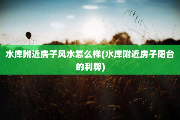 水库附近房子风水怎么样(水库附近房子阳台的利弊)