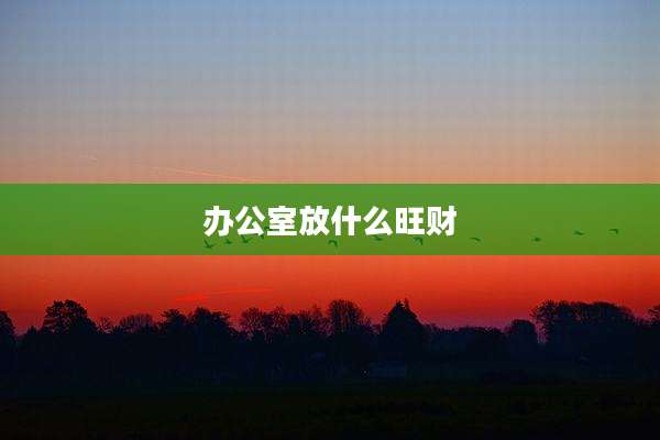 办公室放什么旺财