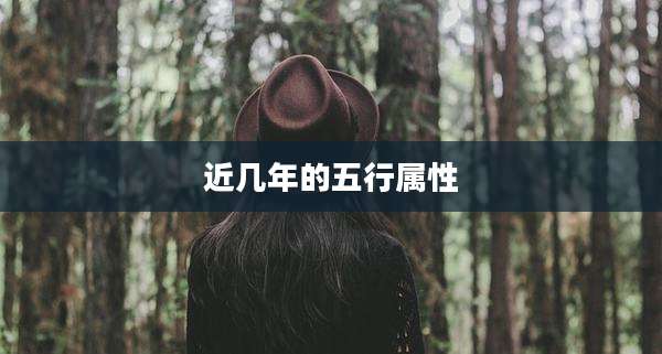 近几年的五行属性