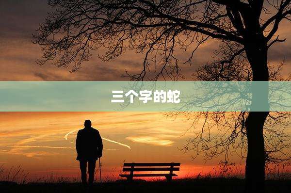 三个字的蛇