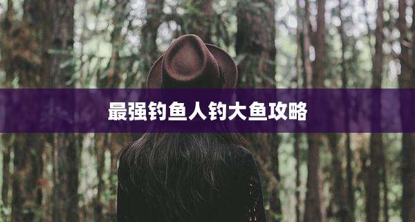 最强钓鱼人钓大鱼攻略