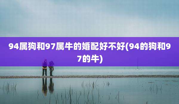 94属狗和97属牛的婚配好不好(94的狗和97的牛)