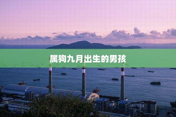属狗九月出生的男孩