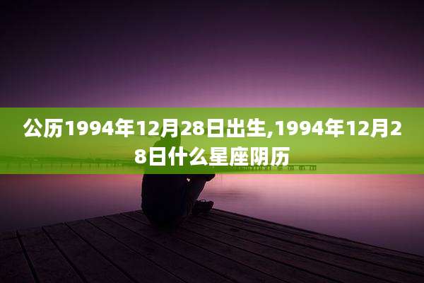 公历1994年12月28日出生,1994年12月28日什么星座阴历