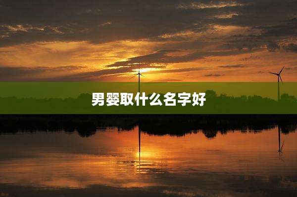 男婴取什么名字好