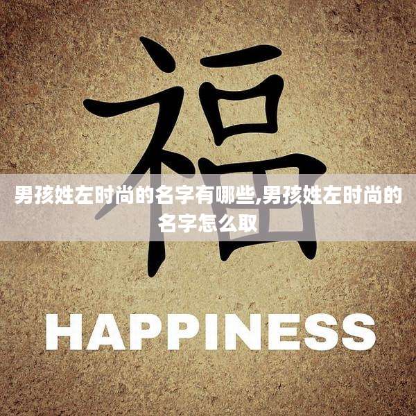 男孩姓左时尚的名字有哪些,男孩姓左时尚的名字怎么取