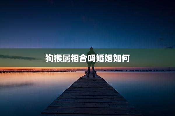 狗猴属相合吗婚姻如何