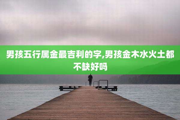 男孩五行属金最吉利的字,男孩金木水火土都不缺好吗