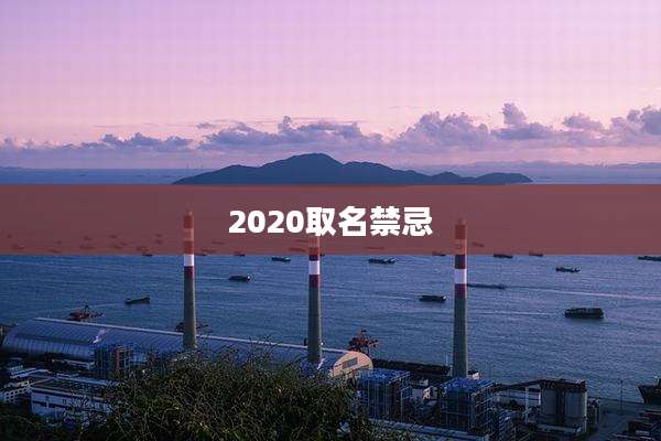 2020取名禁忌