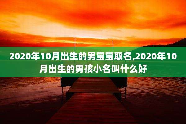 2020年10月出生的男宝宝取名,2020年10月出生的男孩小名叫什么好