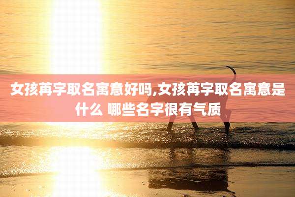 女孩苒字取名寓意好吗,女孩苒字取名寓意是什么 哪些名字很有气质