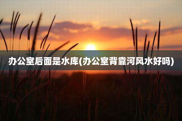 办公室后面是水库(办公室背靠河风水好吗)