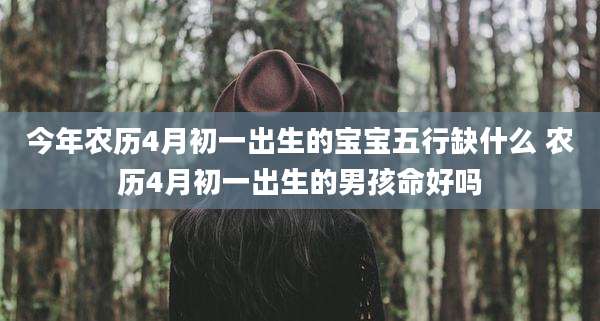 今年农历4月初一出生的宝宝五行缺什么 农历4月初一出生的男孩命好吗