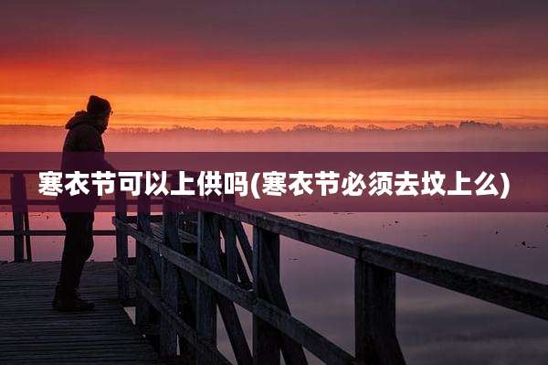 寒衣节可以上供吗(寒衣节必须去坟上么)