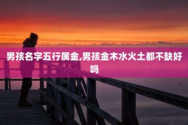 男孩名字五行属金,男孩金木水火土都不缺好吗