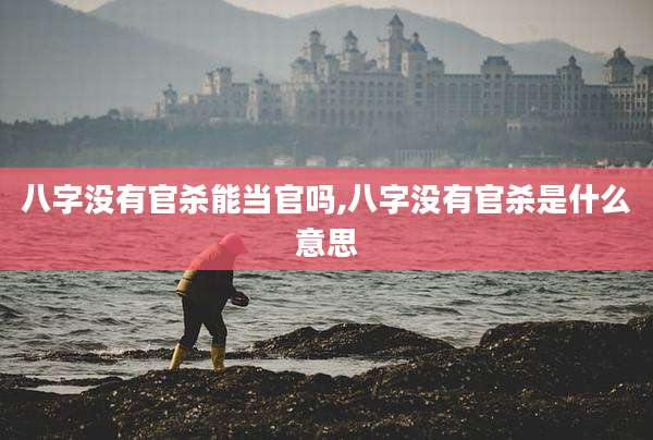 八字没有官杀能当官吗,八字没有官杀是什么意思