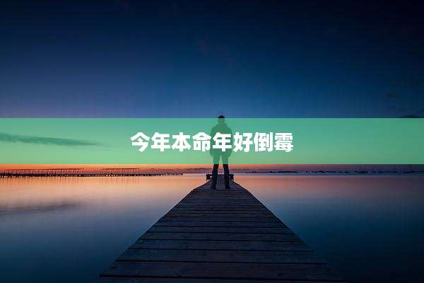 今年本命年好倒霉