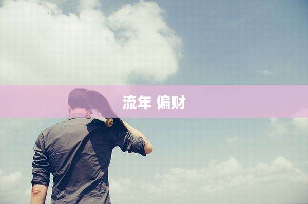 流年 偏财