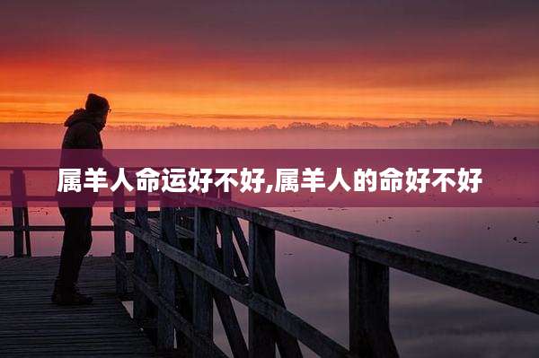 属羊人命运好不好,属羊人的命好不好
