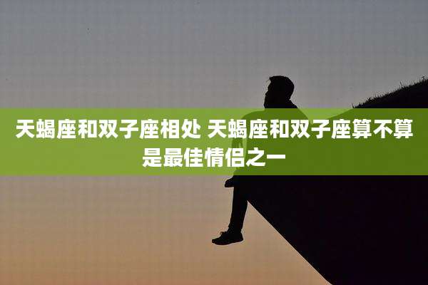 天蝎座和双子座相处 天蝎座和双子座算不算是最佳情侣之一