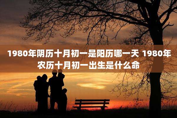 1980年阴历十月初一是阳历哪一天 1980年农历十月初一出生是什么命