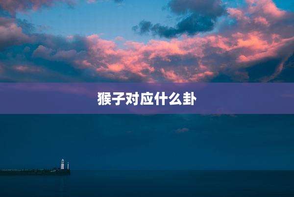 猴子对应什么卦
