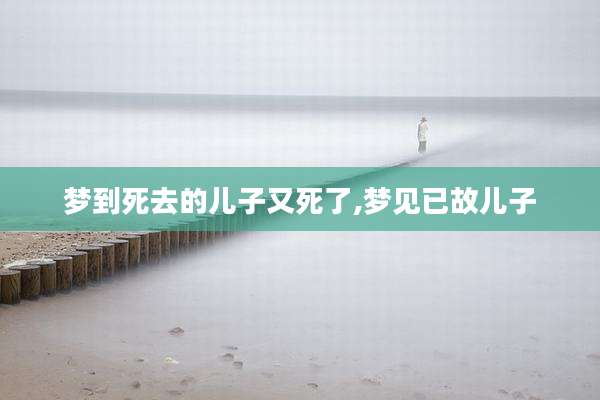 梦到死去的儿子又死了,梦见已故儿子