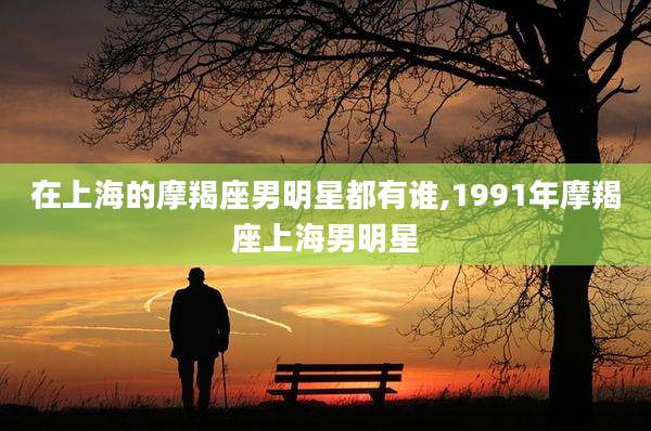 在上海的摩羯座男明星都有谁,1991年摩羯座上海男明星