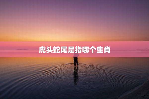 虎头蛇尾是指哪个生肖