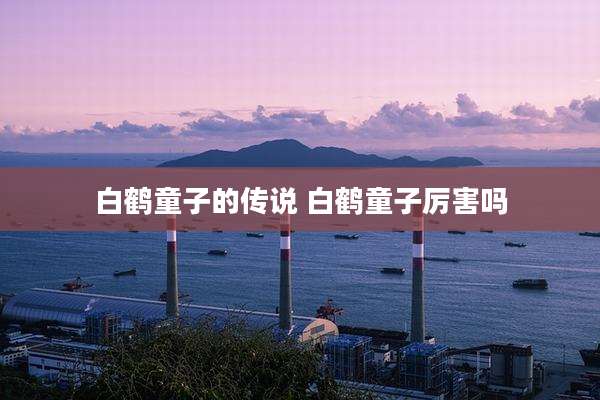 白鹤童子的传说 白鹤童子厉害吗