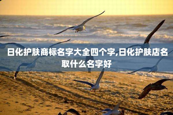 日化护肤商标名字大全四个字,日化护肤店名取什么名字好