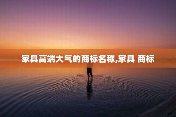 家具高端大气的商标名称,家具 商标