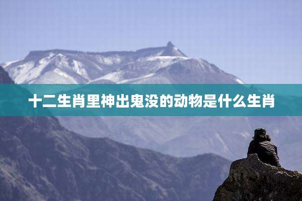 十二生肖里神出鬼没的动物是什么生肖