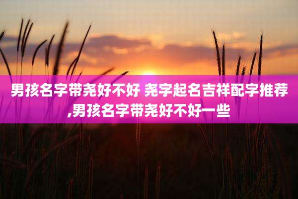 男孩名字带尧好不好 尧字起名吉祥配字推荐,男孩名字带尧好不好一些