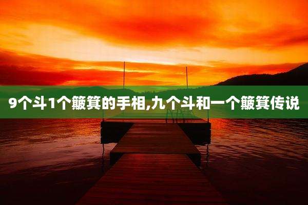9个斗1个簸箕的手相,九个斗和一个簸箕传说
