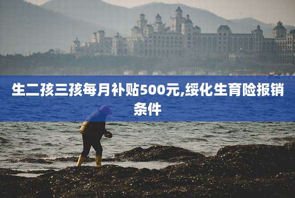 生二孩三孩每月补贴500元,绥化生育险报销条件