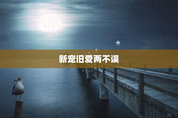 新宠旧爱两不误