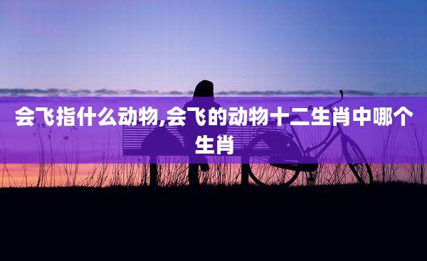 会飞指什么动物,会飞的动物十二生肖中哪个生肖