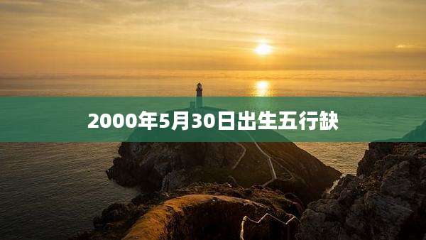 2000年5月30日出生五行缺