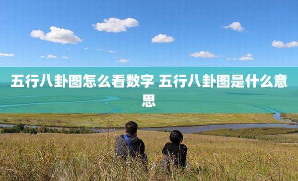 五行八卦图怎么看数字 五行八卦图是什么意思