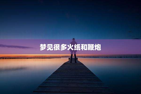 梦见很多火纸和鞭炮